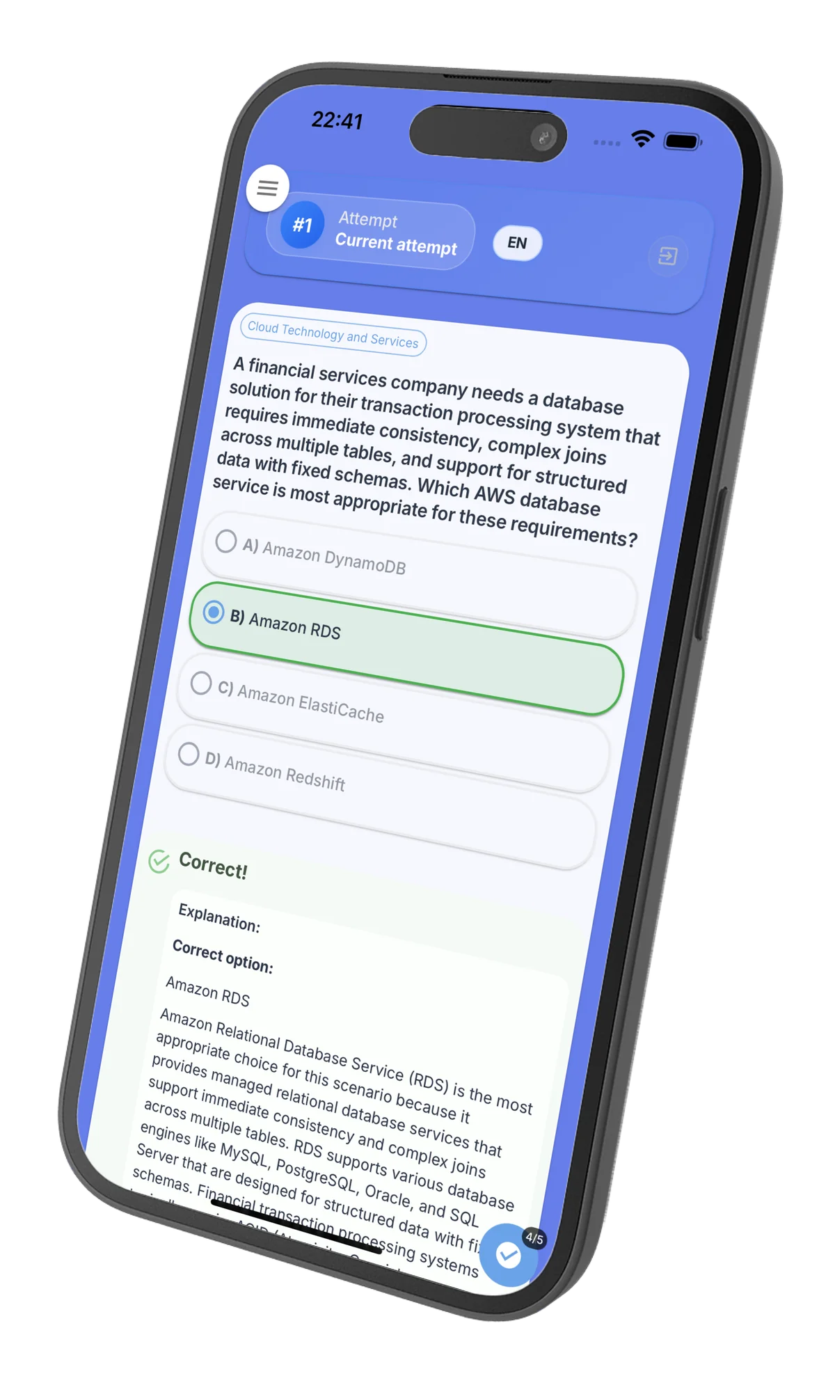 CertSim app screenshot 5