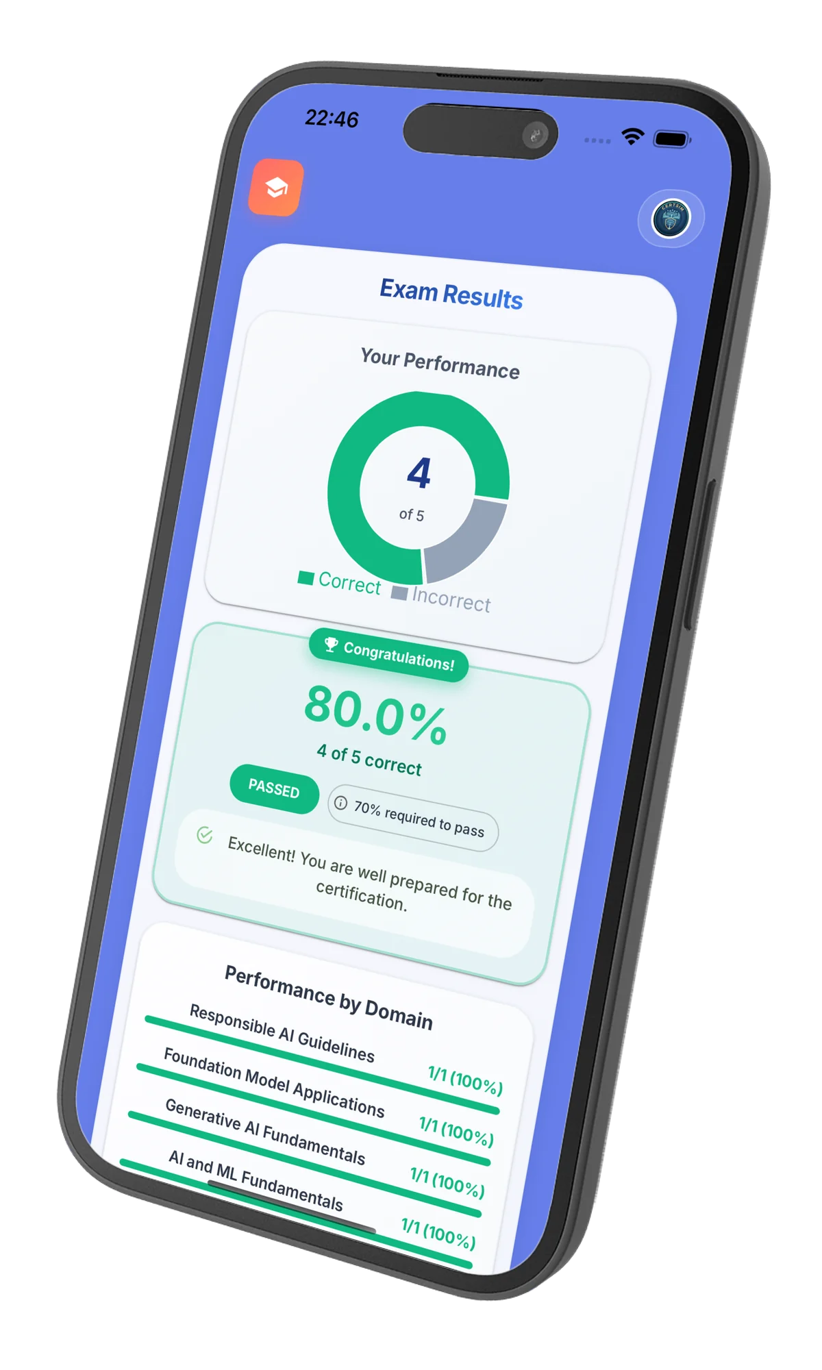 CertSim app screenshot 6
