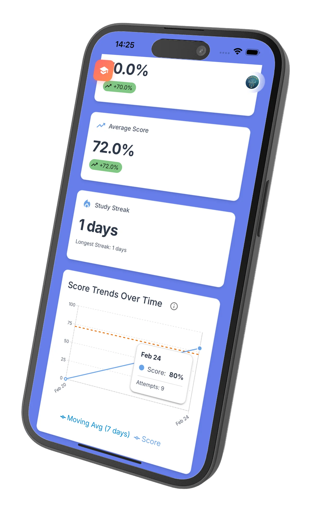 CertSim app screenshot 8